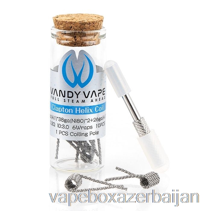 Vape Baku Vandy Vape Performance Prebuilt Coils 0.3ohm Clapton Helix Coil